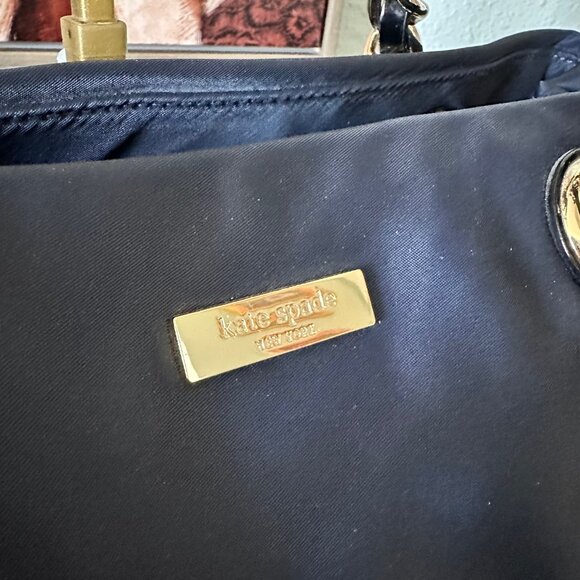 Kate Spade Colorblock Nylon Purse with Patent Leather Trim - EUC - Picture 9 of 9